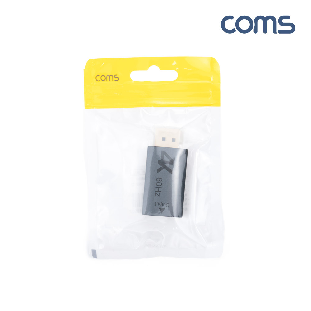 Coms 디스플레이 포트 컨버터, 4K@60Hz, DP(M)/HDMI(F), DisplayPort, 젠더