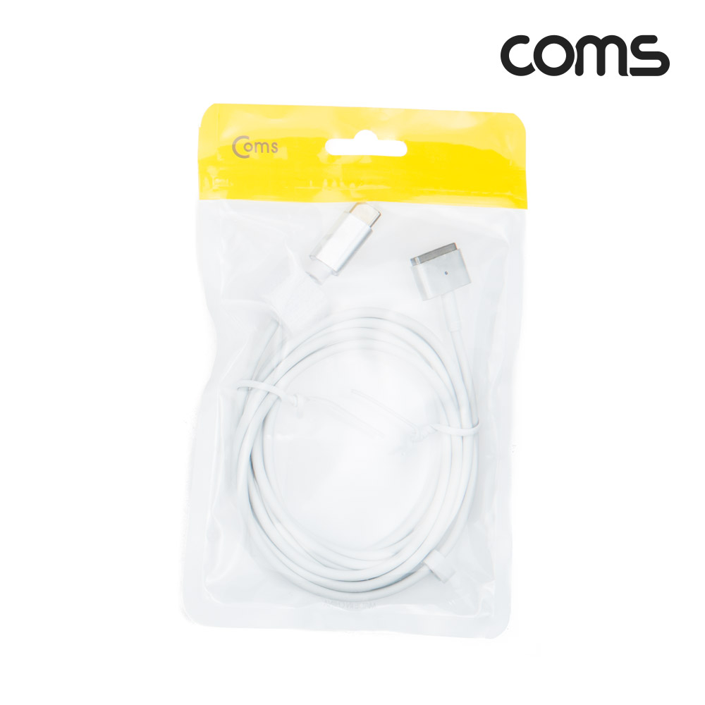 Coms USB 3.1 (Type C) M to 구형 노트북 마그네틱 충전 전원 케이블 1.8m, T형, 65-85W, PD 변환