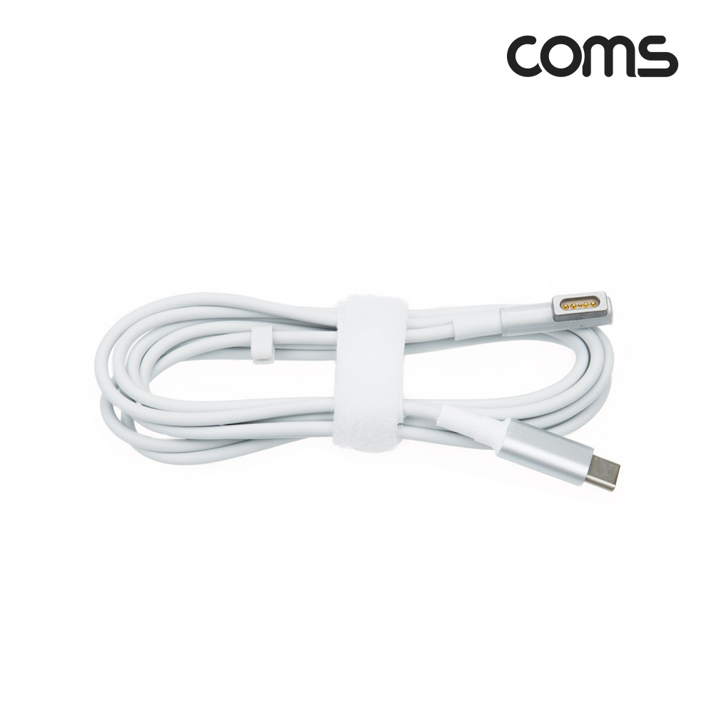 Coms USB 3.1 (Type C) M to 구형 노트북 마그네틱 충전 전원 케이블 1.8m, F형, 100W, PD 변환