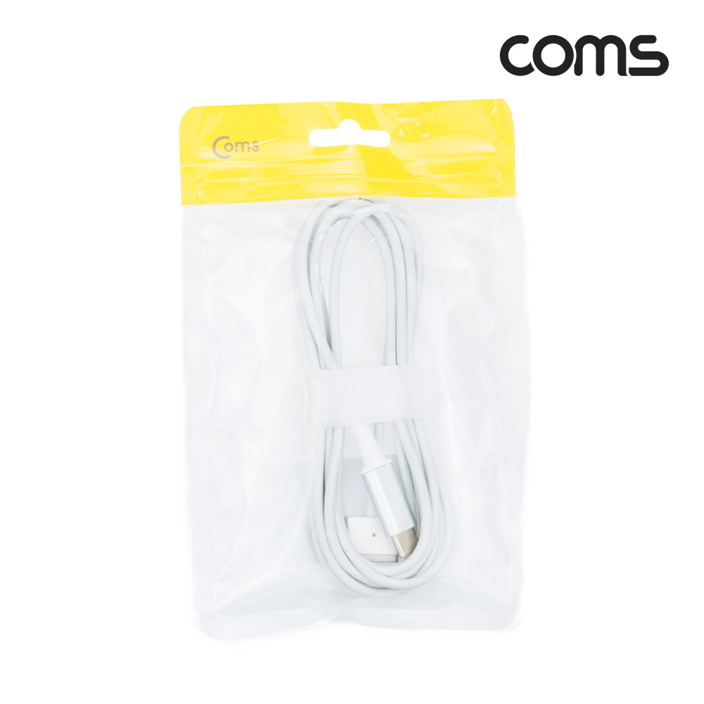 Coms USB 3.1 (Type C) M to 구형 노트북 마그네틱 충전 전원 케이블 1.8m, T형, 100W, PD 변환