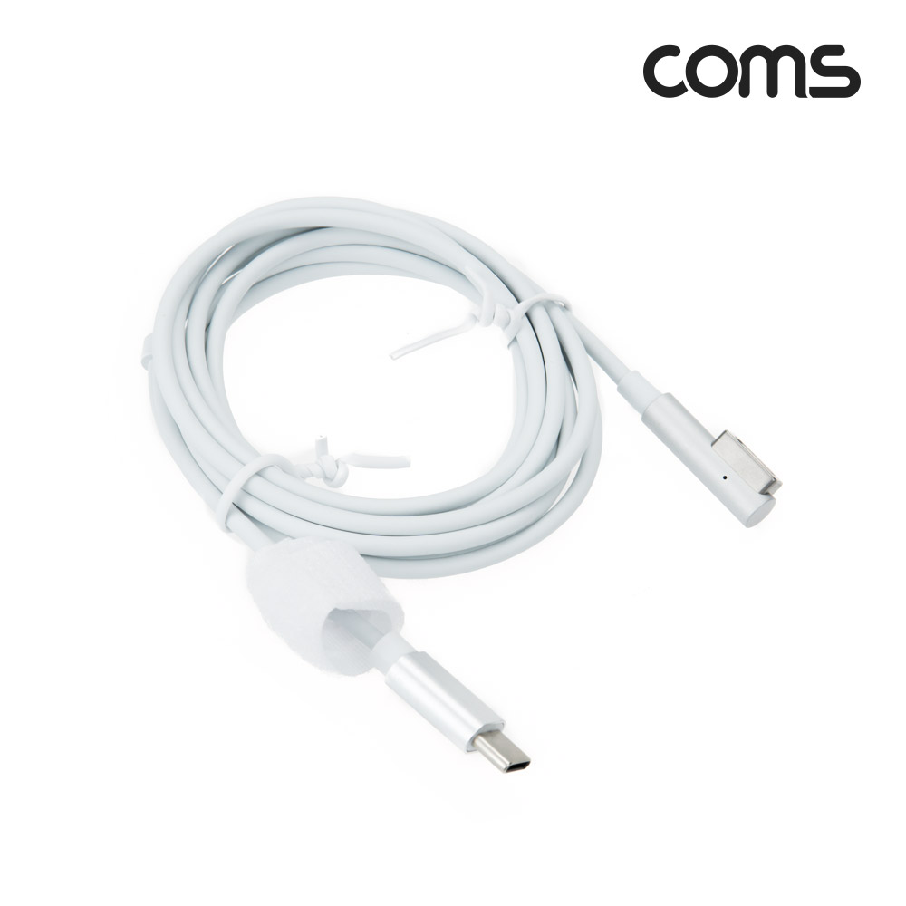Coms USB 3.1 (Type C) M to 구형 노트북 마그네틱 충전 전원 케이블 1.8m, F형, 65-85W, PD 변환