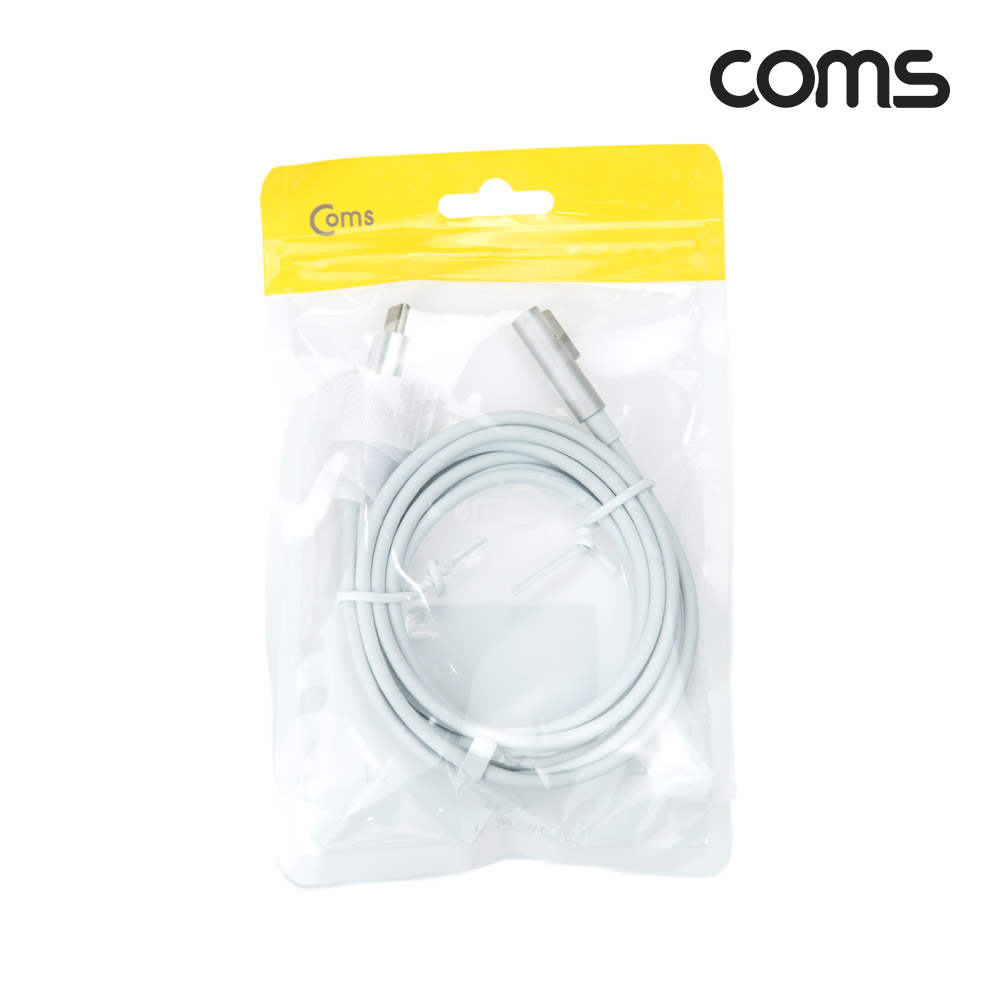 Coms USB 3.1 (Type C) M to 구형 노트북 마그네틱 충전 전원 케이블 1.8m, F형, 65-85W, PD 변환