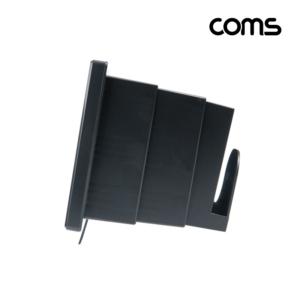 Coms 스마트폰 스크린 확대경, 접이식, 화면 확대, 돋보기, 영상 시청, Black