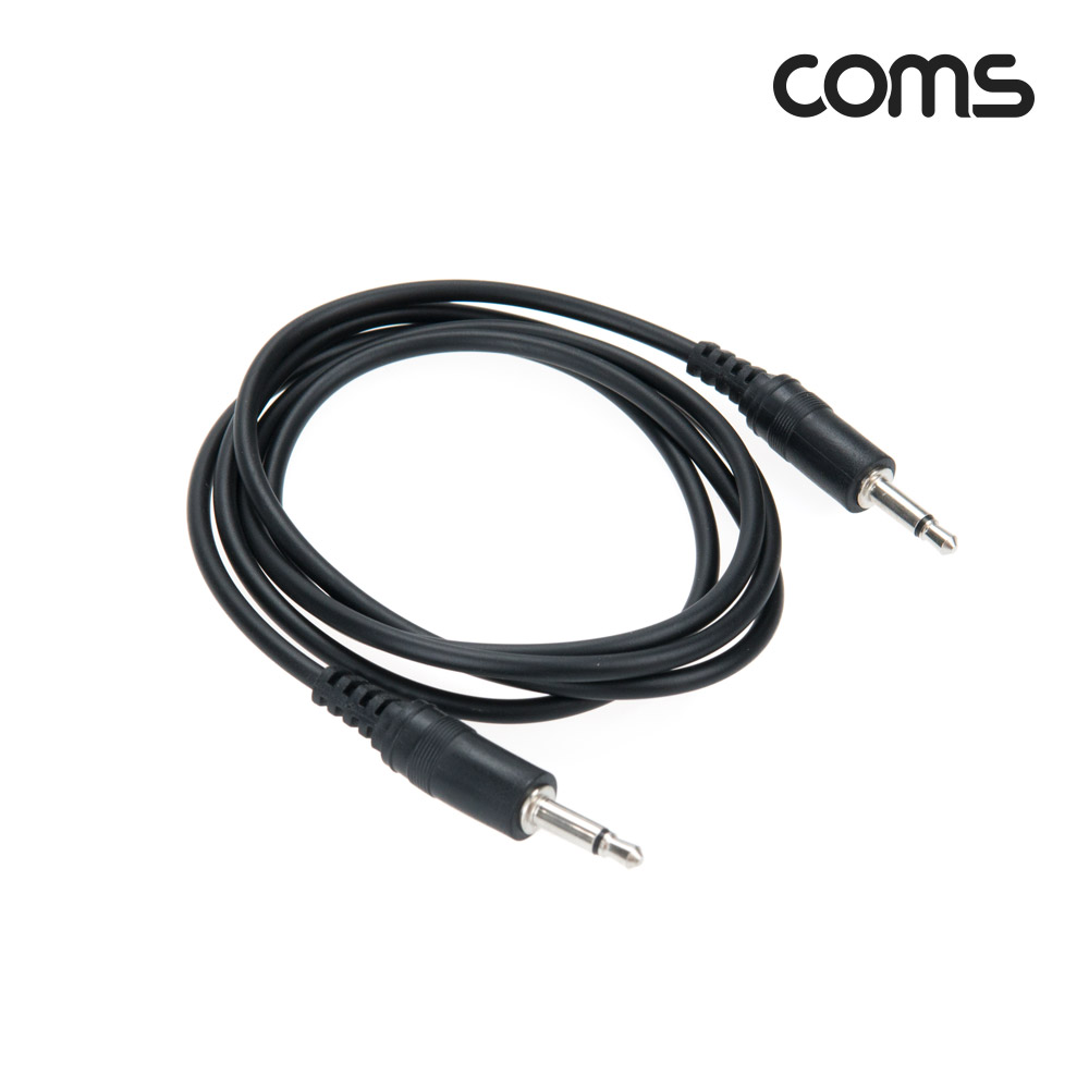 Coms 모노 케이블(M/M) 3.5mm, Male, 1M, Mono