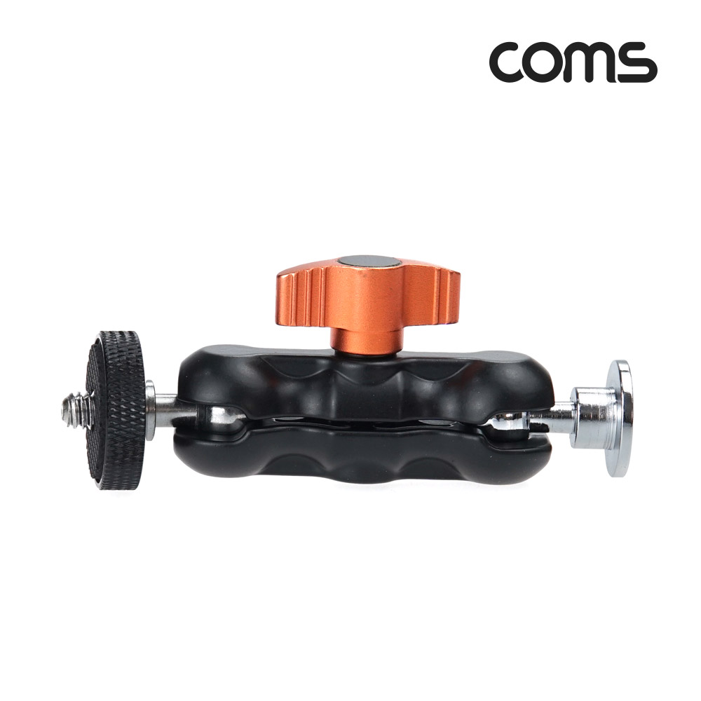 Coms 2관절 카메라 조작 마운트, 촬영용 고정 가이드, 스크류, 꺾임(꺽임) 거치대