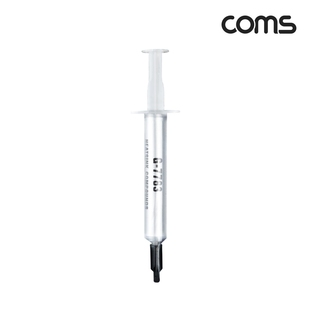 Coms 쿨러 구리스(G-7783), 3g, 주사기형, 써멀, 서멀, CPU, 컴파운드, Gray