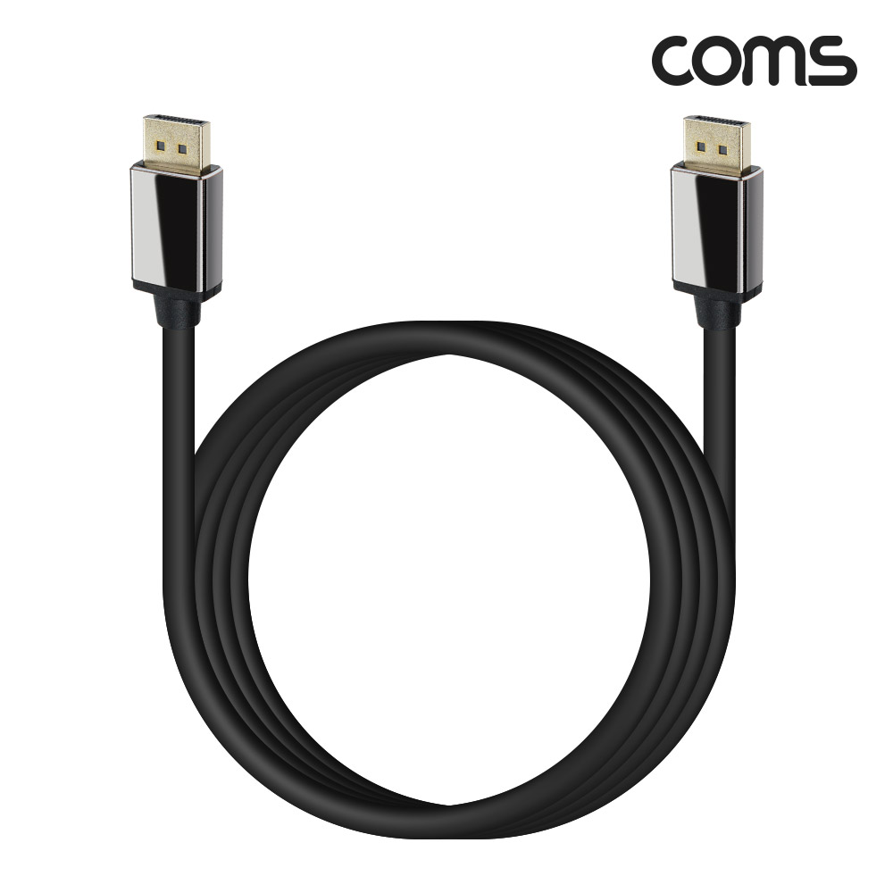 Coms 8K 디스플레이포트 케이블 2M, DisplayPort M to M, DP 1.4V, 8K@60Hz 4K@120Hz UHD