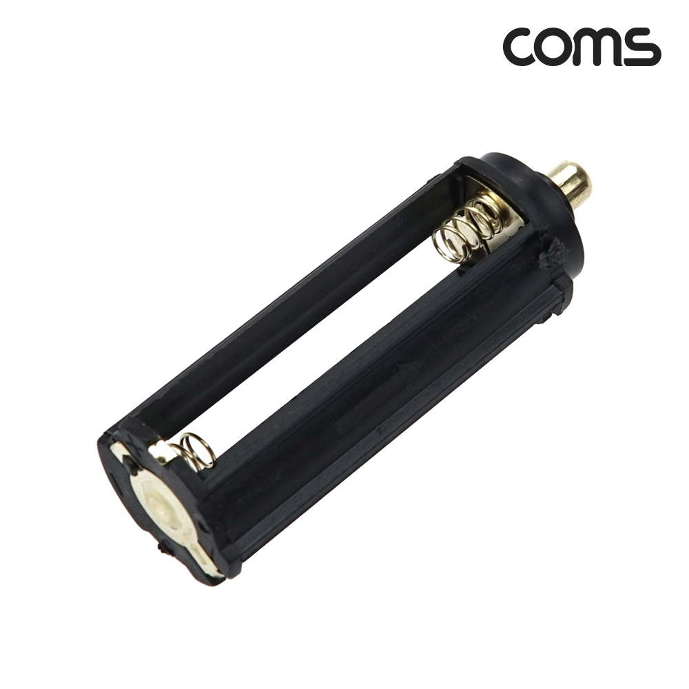 Coms AAA 건전지 홀더 원통형 AAA x3, 18650 배터리 변환