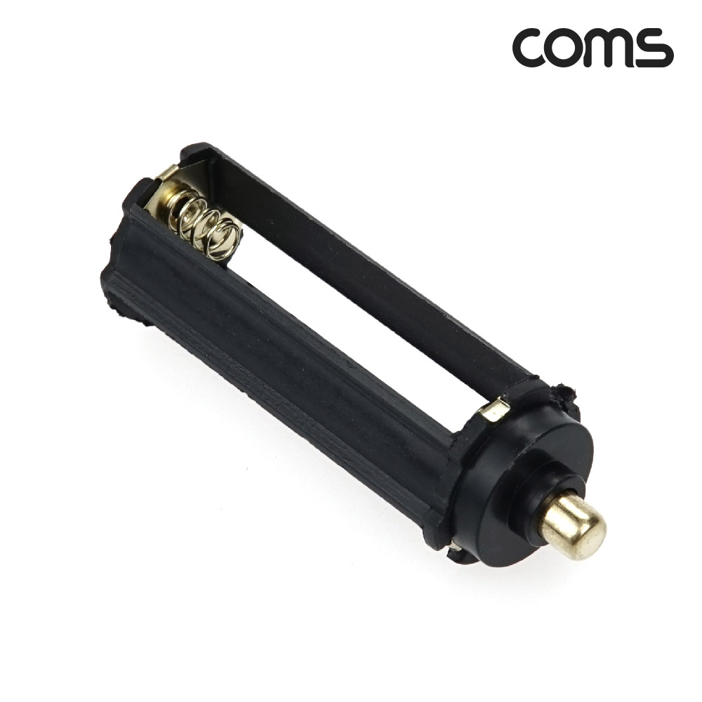 Coms AAA 건전지 홀더 원통형 AAA x3, 18650 배터리 변환