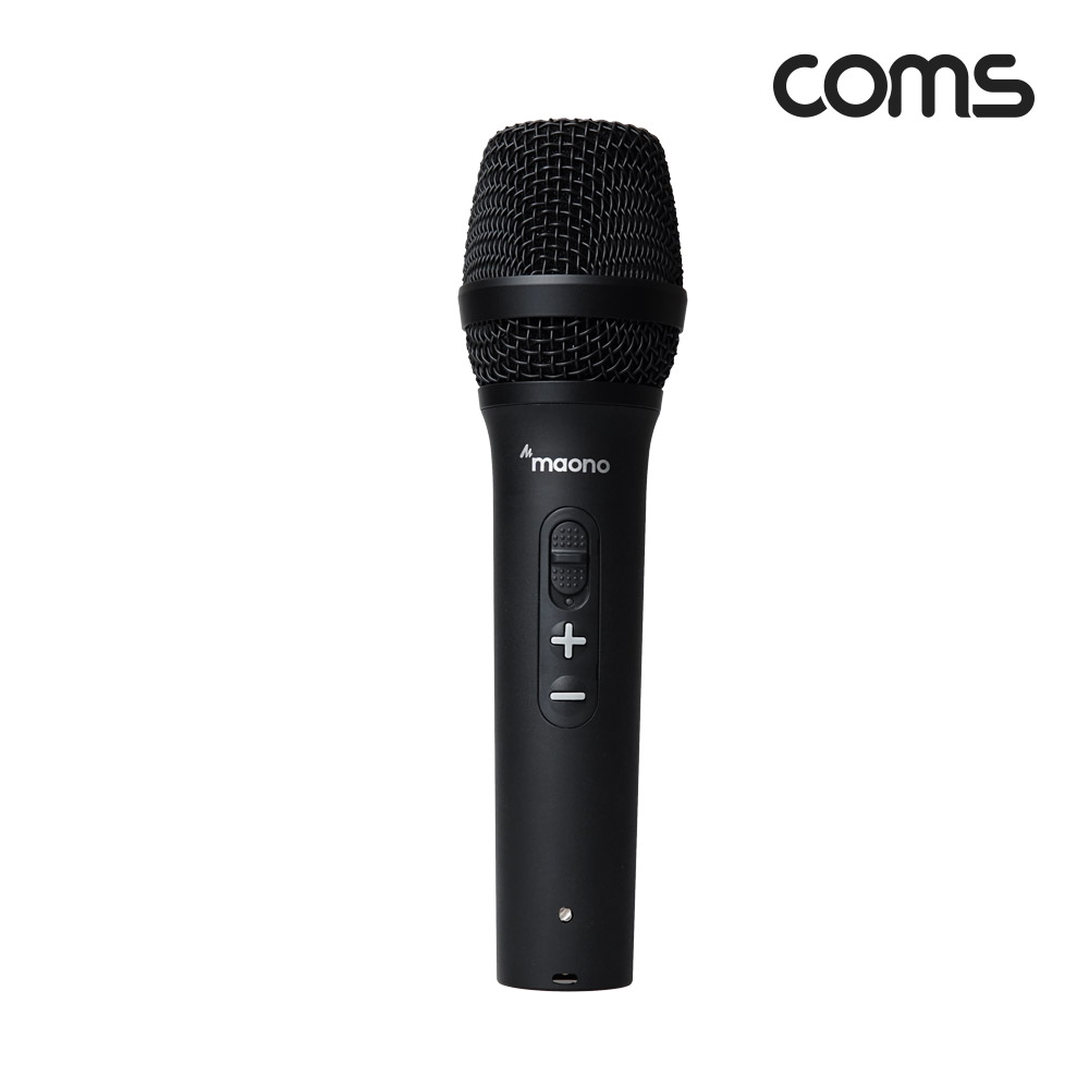 Coms 프리미엄 다이나믹 스튜디오 스탠드 유선 마이크 / Black metal / 캐논 XLR, 스테레오 3.5mm 3극 케이블, USB 3.1 (Type C), C타입 / 앰프기능