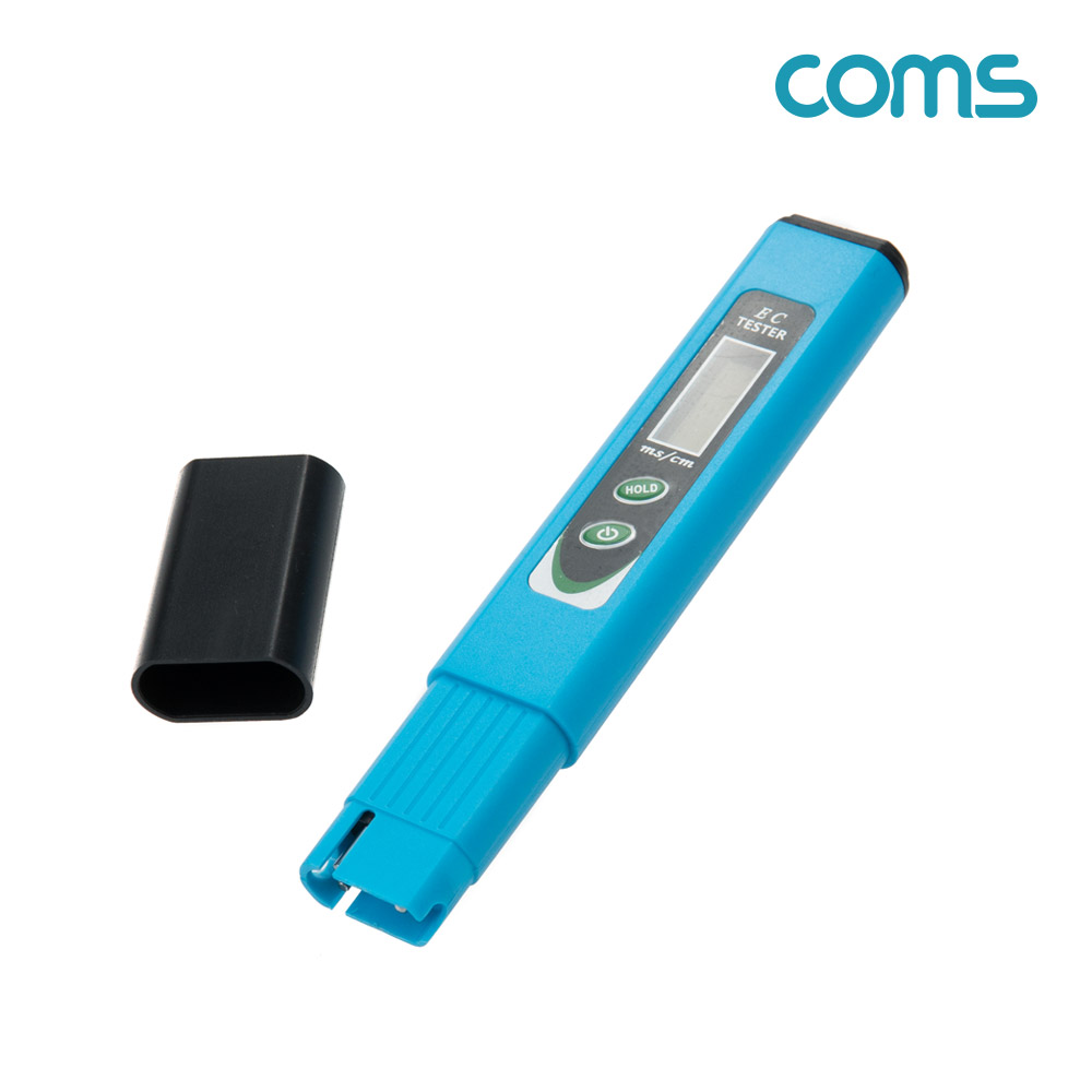 Coms EC 테스터기 측정기 전도도수질 데이터홀드