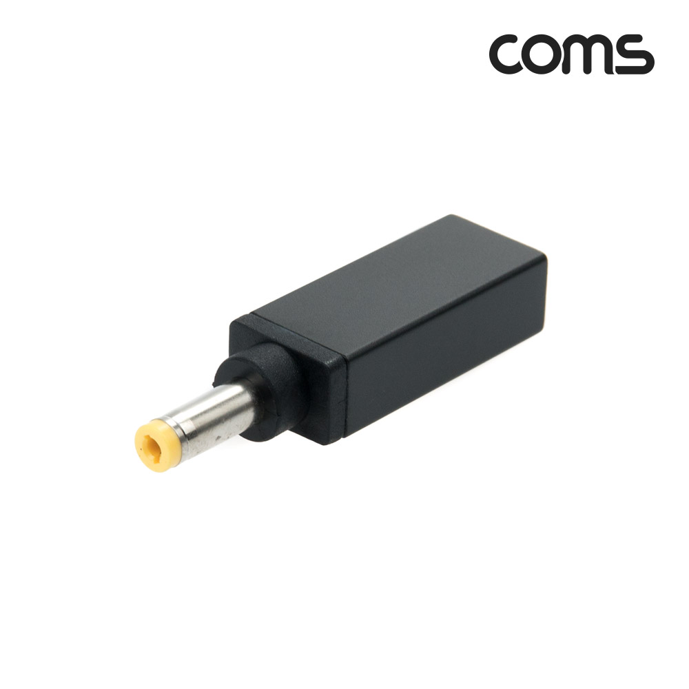 Coms USB 3.1(Type C) 노트북 젠더(PD to DC 4.8/1.7), 변환, Short