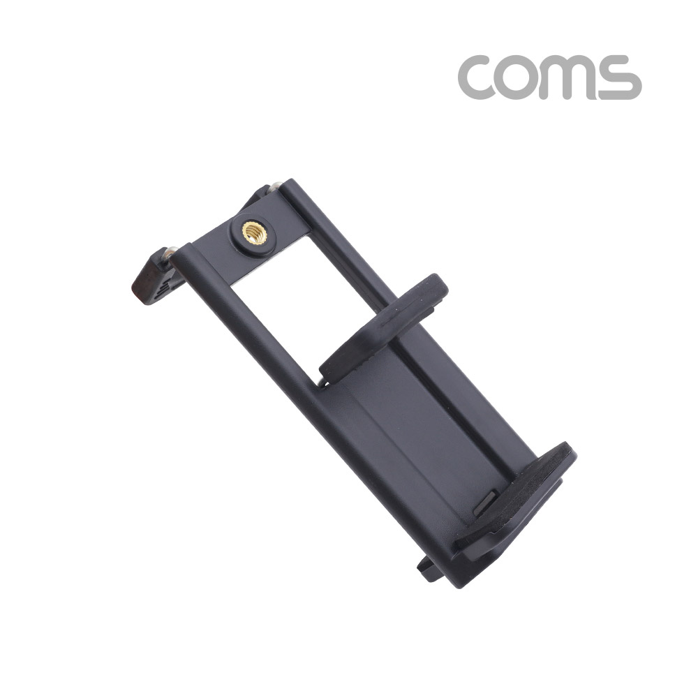 Coms 스마트폰 거치대, 촬영 보조 장비, 가로 세로 고정, 전방, 후방, 슬라이드형, 고정 가이드 홀더