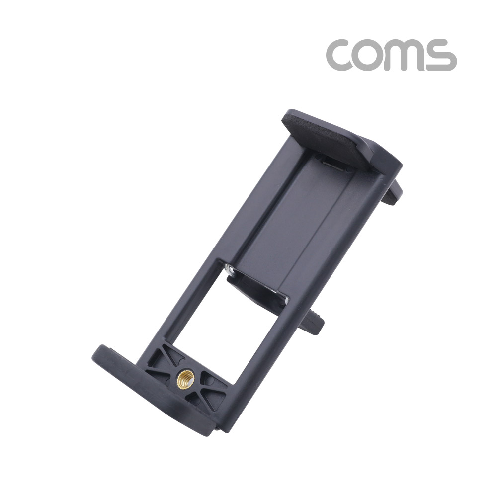 Coms 스마트폰 거치대, 촬영 보조 장비, 가로 세로 고정, 전방, 후방, 슬라이드형, 고정 가이드 홀더