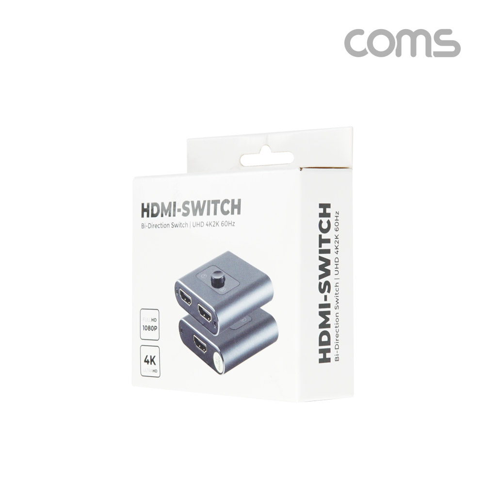 Coms HDMI 선택기(양방향), 2x1, 1x2, 4K2K@60hz