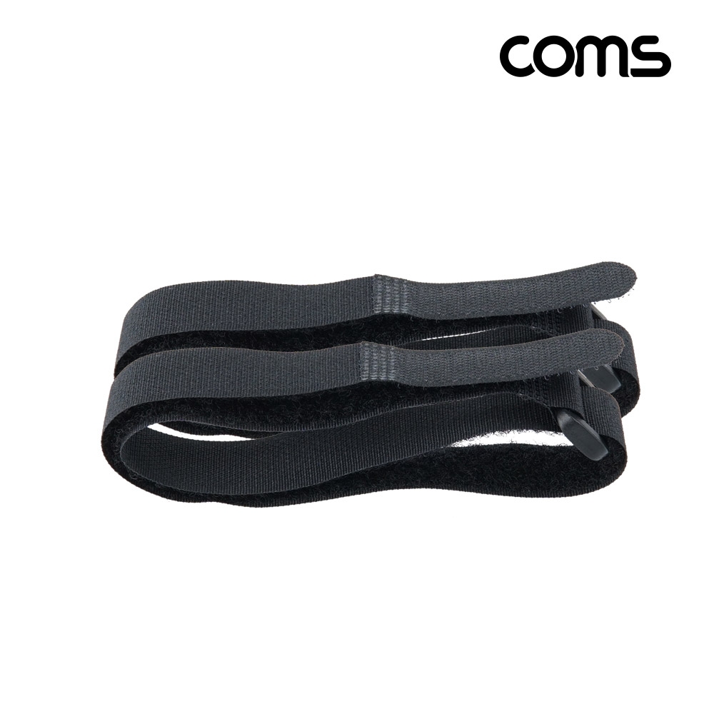 Coms 벨크로 타이, 케이블 타이, 폭 2cm x 길이 50cm, 케이블 묶음, 찍찍이