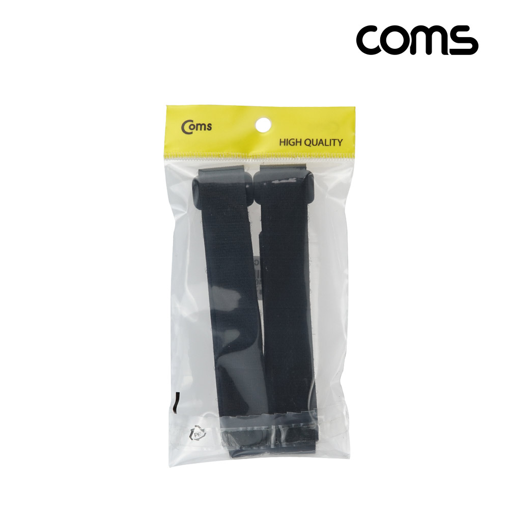 Coms 벨크로 타이, 케이블 타이, 폭 2cm x 길이 50cm, 케이블 묶음, 찍찍이