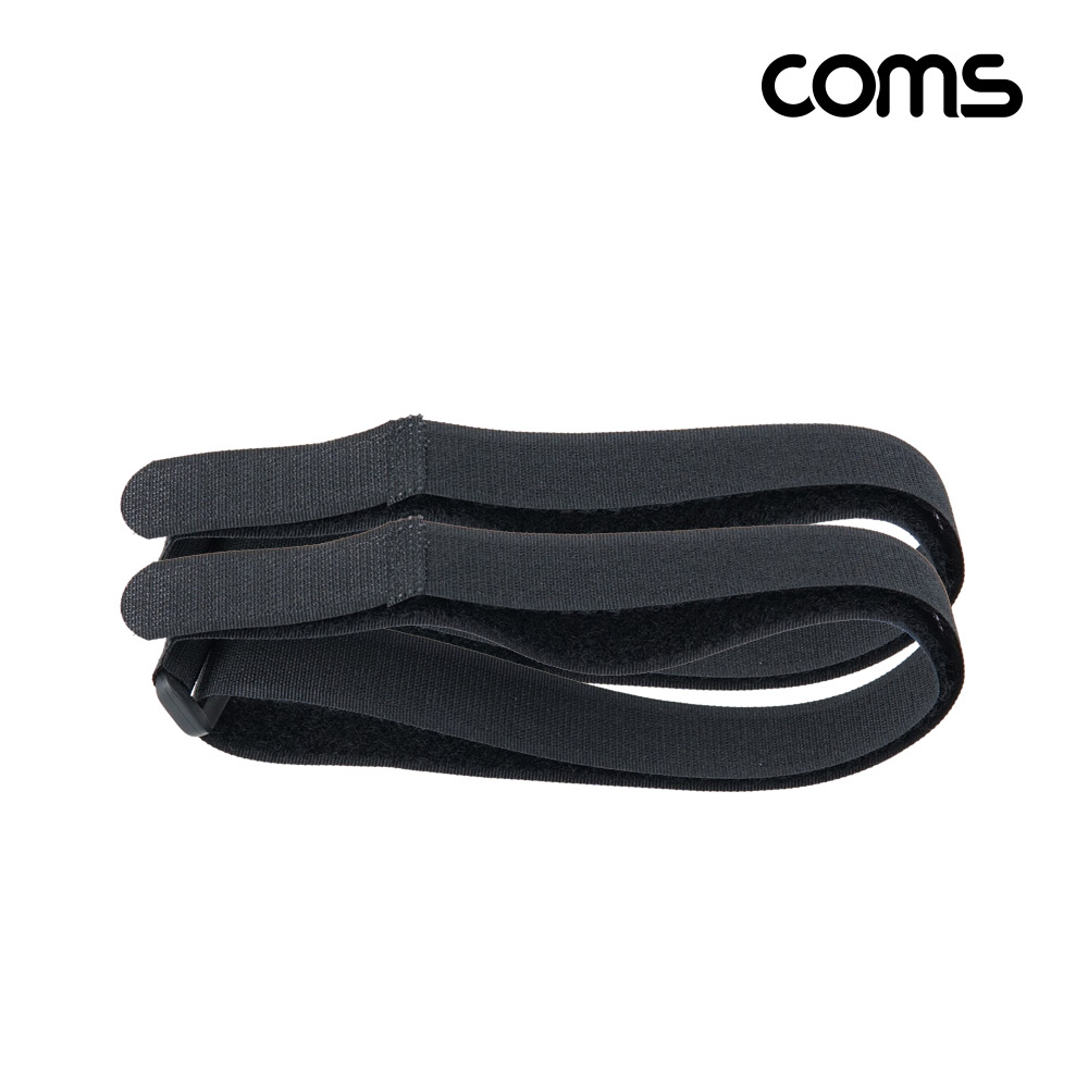 Coms 벨크로 타이, 케이블 타이, 폭 2cm x 길이 70cm, 케이블 묶음, 찍찍이