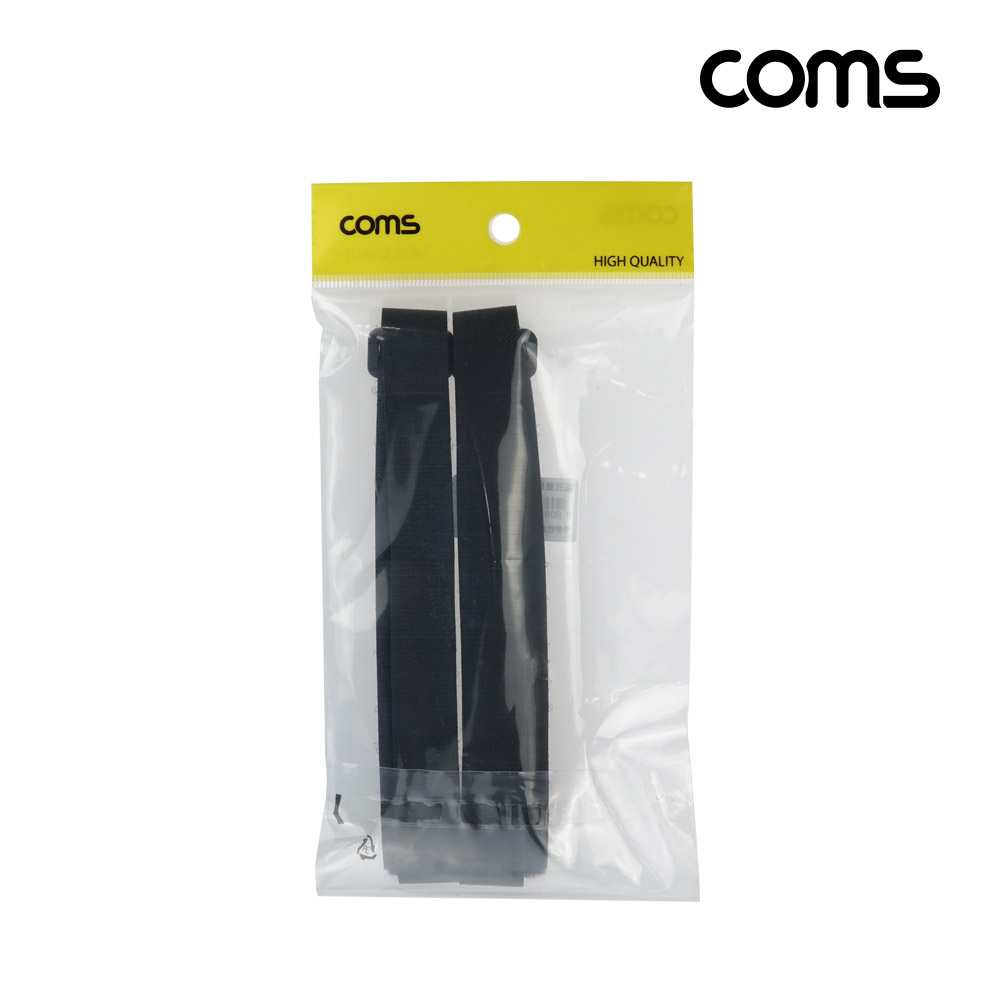 Coms 벨크로 타이, 케이블 타이, 폭 2cm x 길이 70cm, 케이블 묶음, 찍찍이