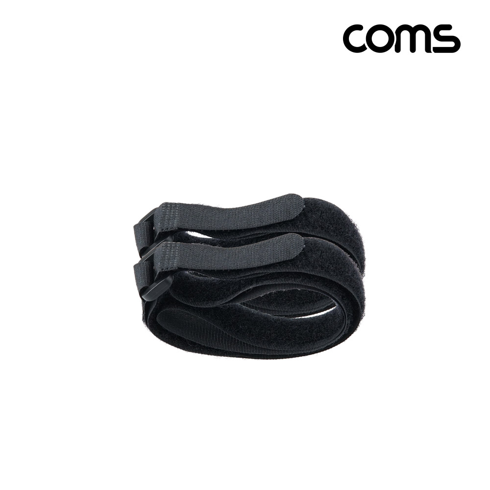 Coms 벨크로 타이, 케이블 타이, 폭 2cm x 길이 90cm, 케이블 묶음, 찍찍이