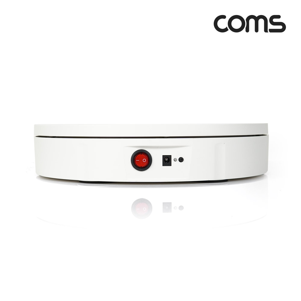 Coms 동영상 촬영 회전 스탠드 (30cm), 원거리 리모컨 조작, 최대하중 100kg, 원형 턴테이블, 동영상 사진 촬영, 360도