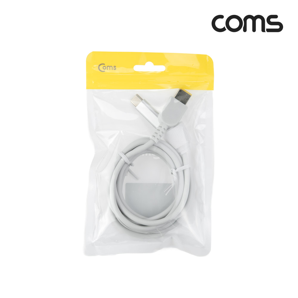 Coms USB 3.1(Type C) 노트북 전원 변환 케이블(PD to DC Lenovo), 충전, 젠더, 1.5m, White
