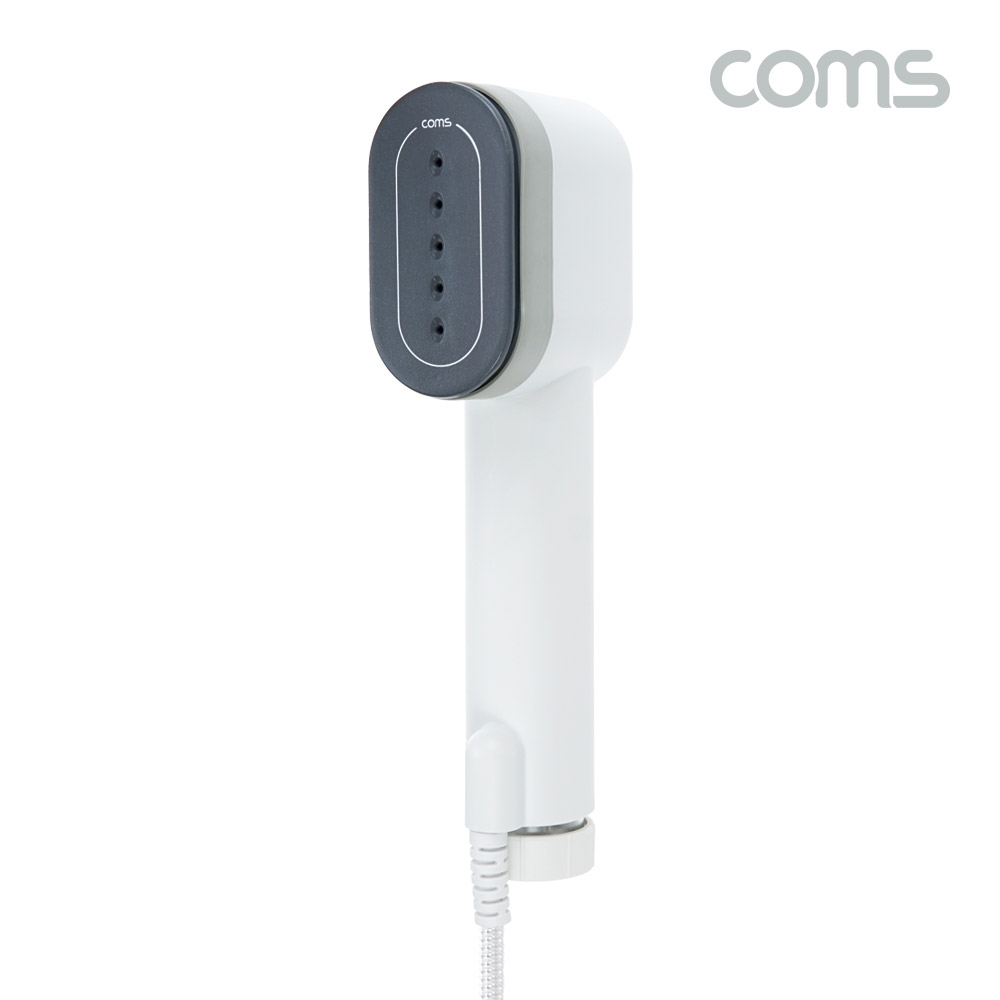 Coms 핸디형 스팀다리미, 옷 주름, 냄새제거, 살균, 인젝터, 빠른 예열, 의류 다림질, 인형 카페트 커튼 소파 가능