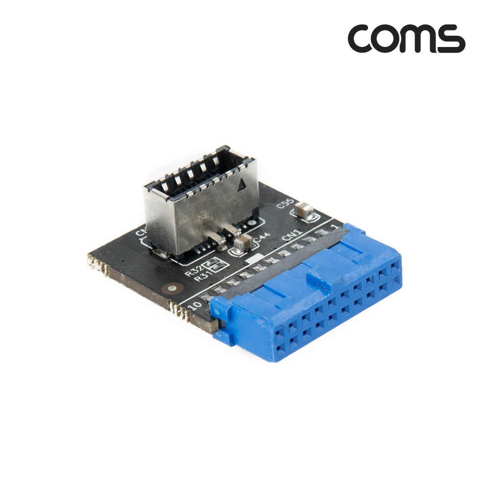 Coms Motherboard 20P(F) to USB 3.1 Type E(F) 젠더 메인보드 마더보드