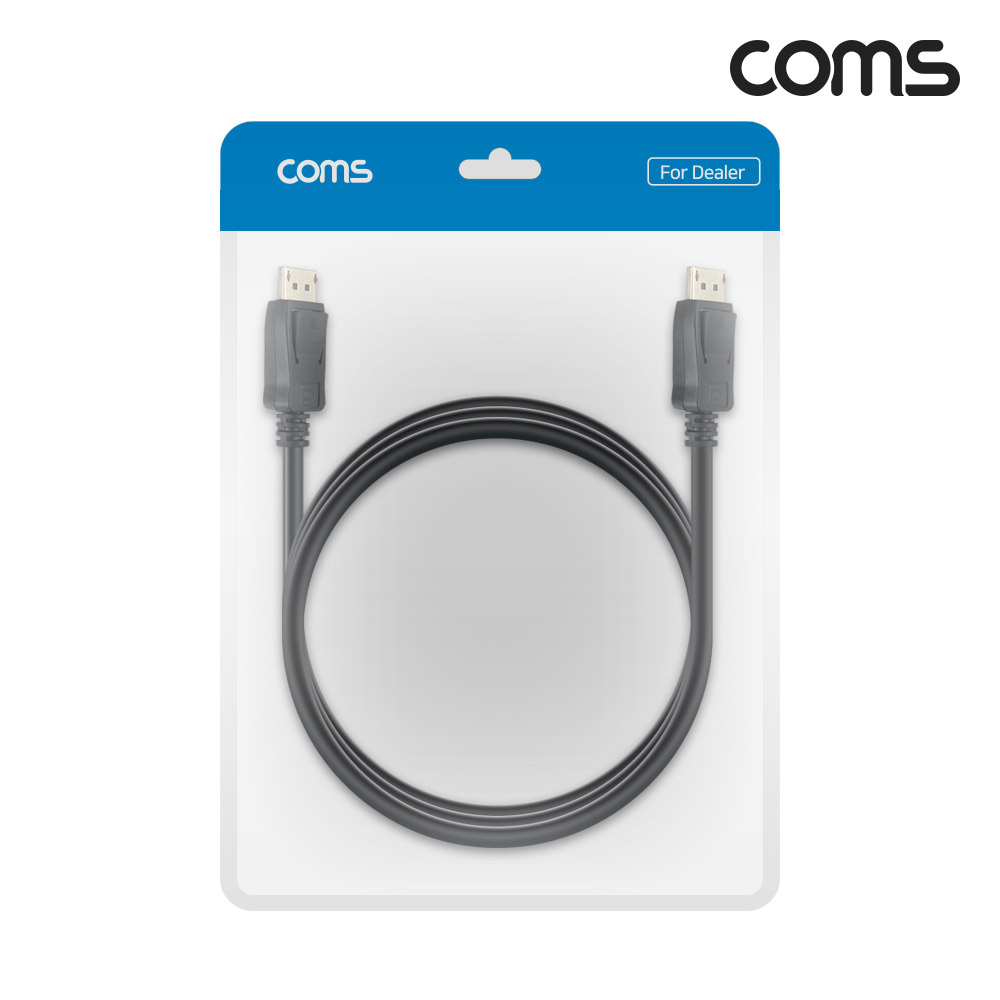 Coms [딜러용] 디스플레이포트 케이블 1.2M DisplayPort V1.4 M to M