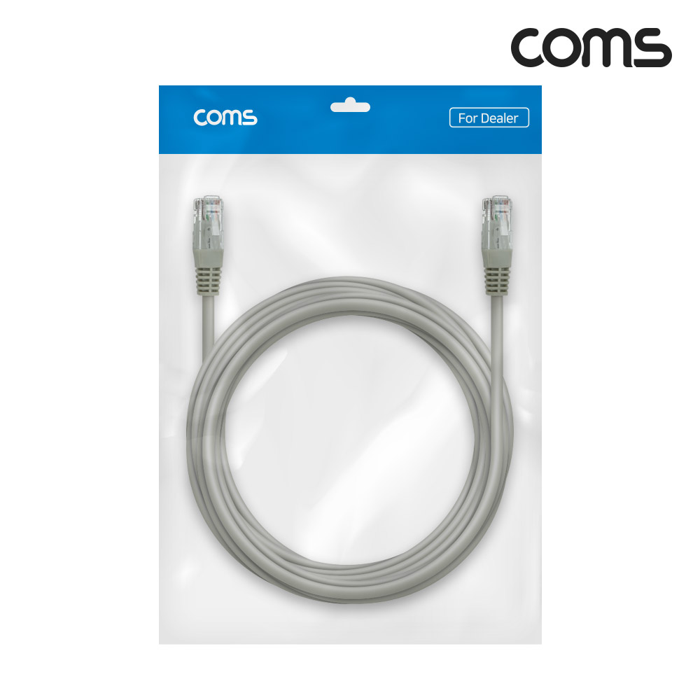 Coms [딜러용] CAT5e UTP 다이렉트 랜 케이블 10m Direct LAN 랜선 이더넷