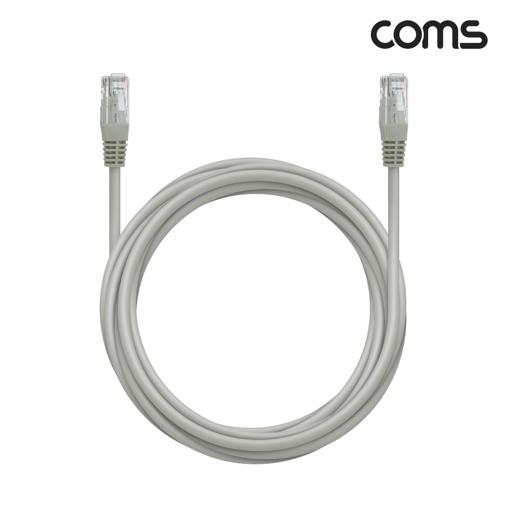 Coms [딜러용] CAT5e UTP 다이렉트 랜 케이블 5m Direct LAN 랜선 이더넷