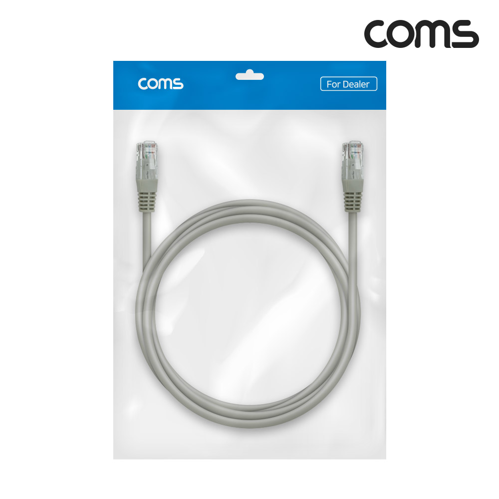Coms [딜러용] CAT5e UTP 다이렉트 랜 케이블 3m Direct LAN 랜선 이더넷