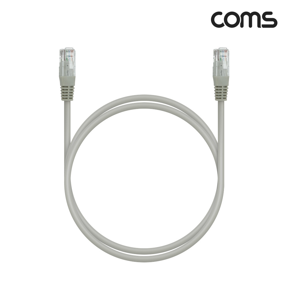 Coms [딜러용] CAT5e UTP 다이렉트 랜 케이블 1m Direct LAN 랜선 이더넷