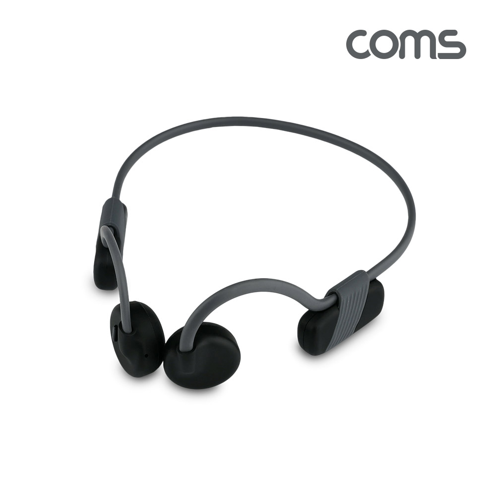 Coms 나비 골전도 헤드폰(NV61-BC200) Dark Gray, 블루투스 5.0