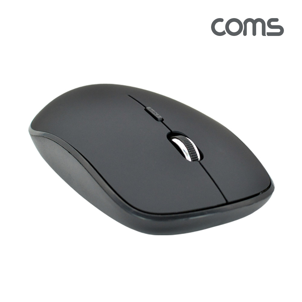 Coms 나비 무선마우스(NV12-MUS10) Black