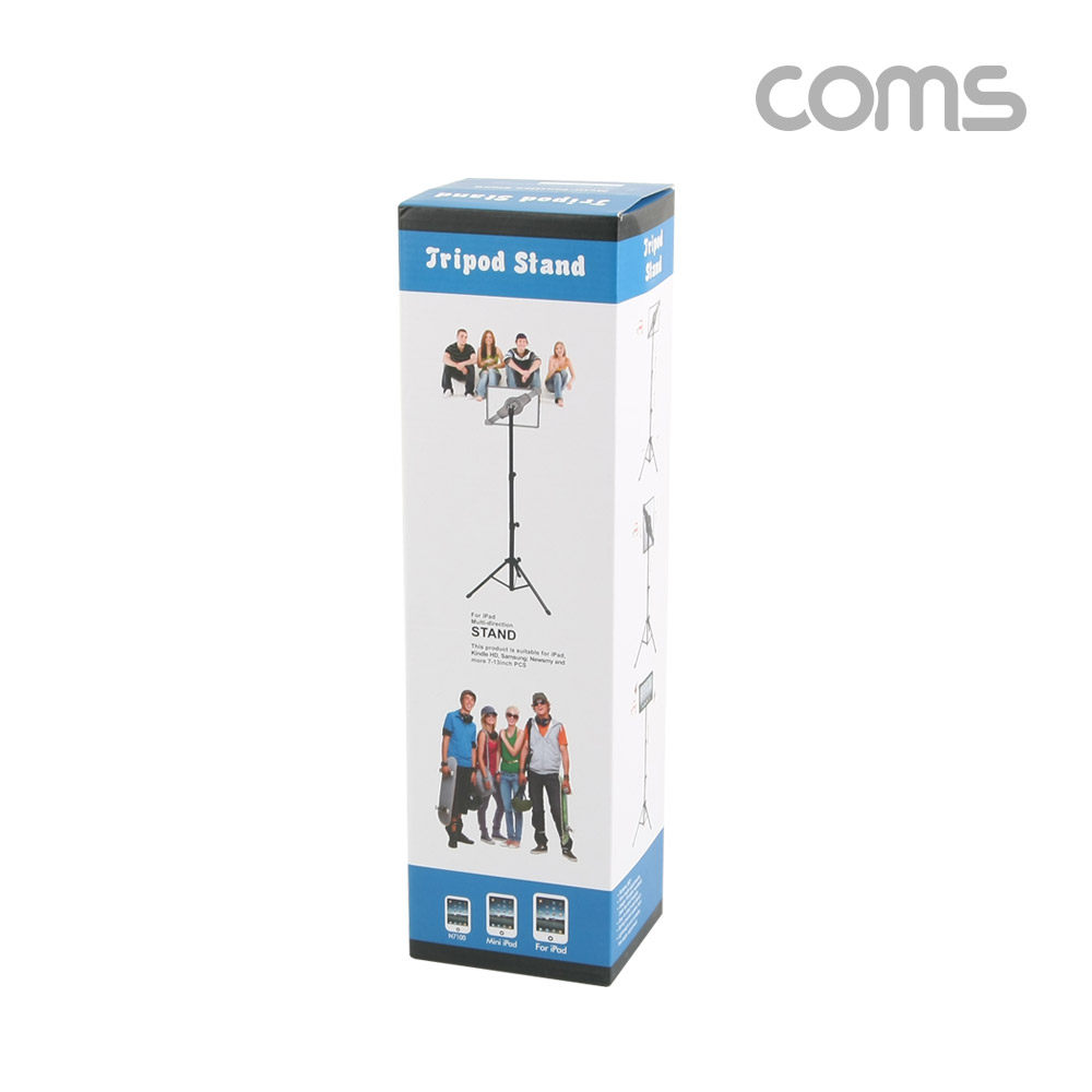 Coms 태블릿PC 삼각대(전용 케이스 제공) / 스탠드 / 거치대 / 폴더접이식