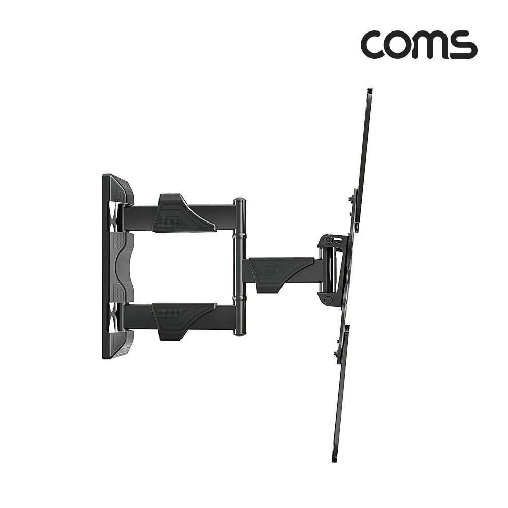 Coms 벽걸이 LCD TV 모니터 거치대 32~55형 최대하중 27.2kg 모니터암 브라켓 가스실린더