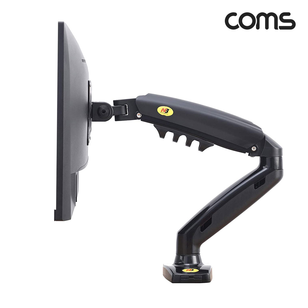 Coms 모니터 거치대 17-30형 최대하중 9kg 모니터암 브라켓 가스실린더