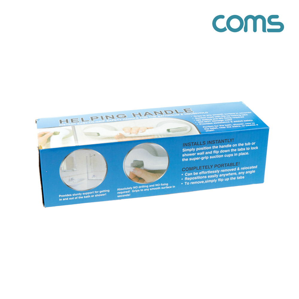 Coms 듀얼 진공 흡착판 베란다 유리 창문 흡착기 흡착패드 수화기모양