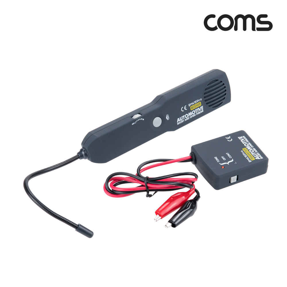 Coms 차량 단선 체크 테스터기 케이블 와이어 전선 자동차 수리 감지기 체크기