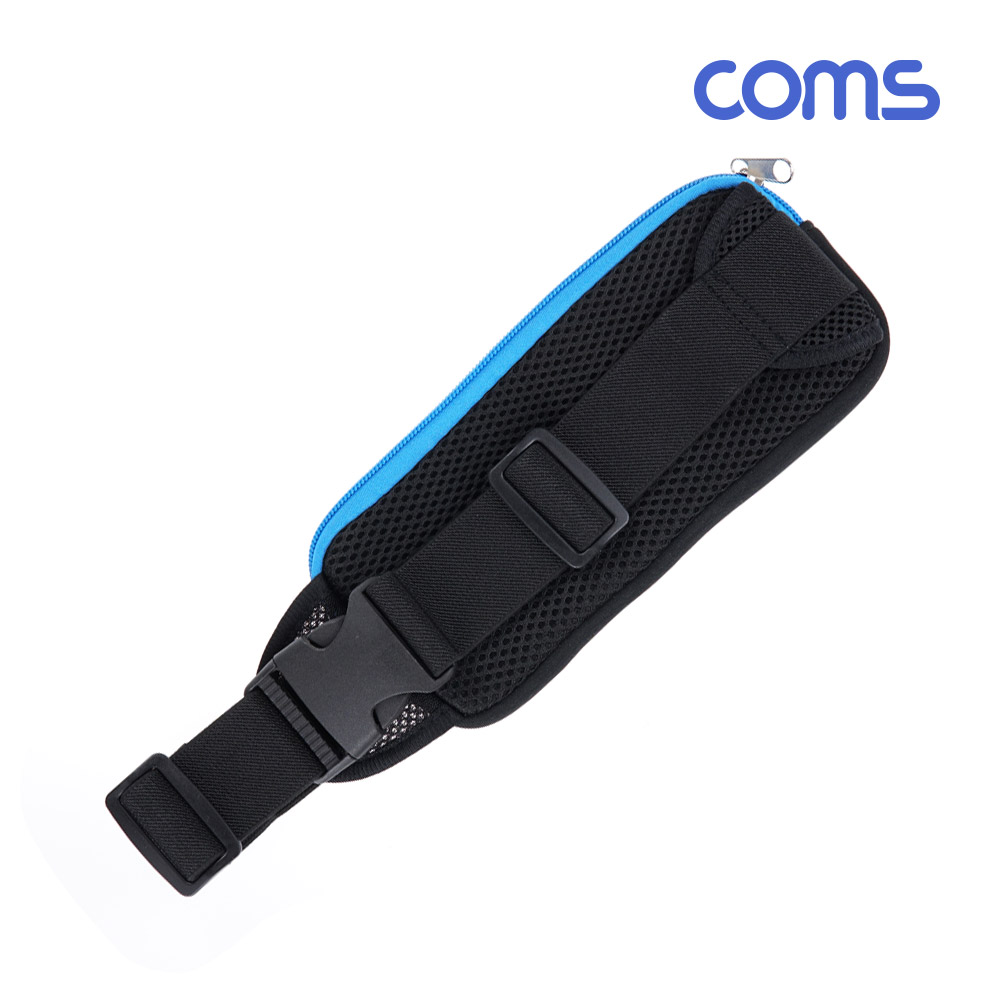 Coms 레저용 포켓 벨트형, 팔 고정 벨크로 (러닝, 싸이클링, 등산, 스케이트, 스쿼시 등 스포츠), 주머니, 가방