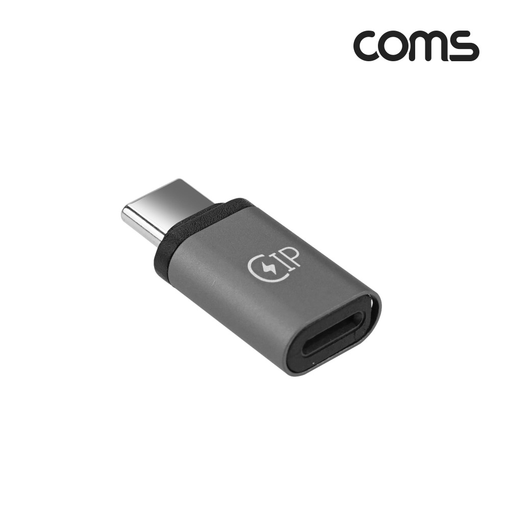 Coms 8핀(iOS 8Pin) 변환 젠더, USB 3.1 (Type C),  8핀(Female) to C타입(Male)