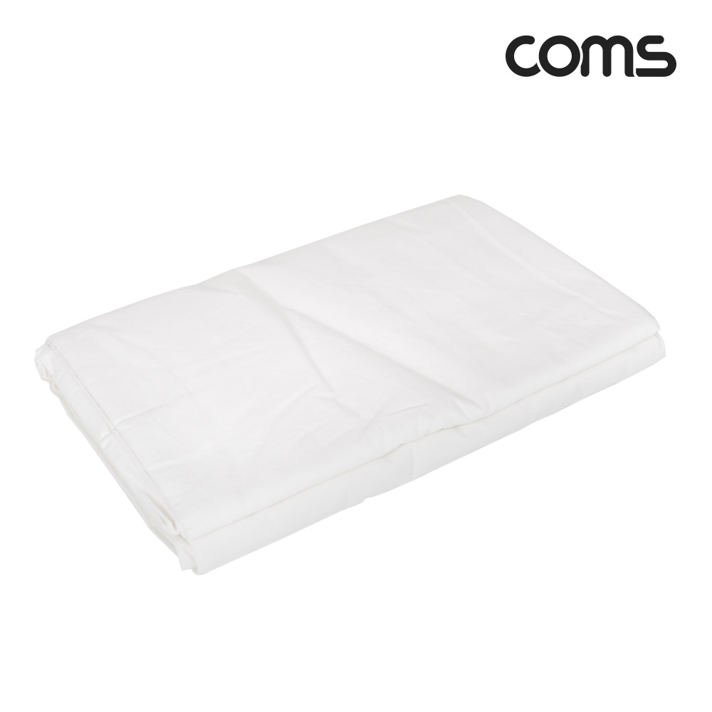 Coms 스튜디오 촬영 배경천 3mx3m 화이트 흰색 크로마키 배경지 대형