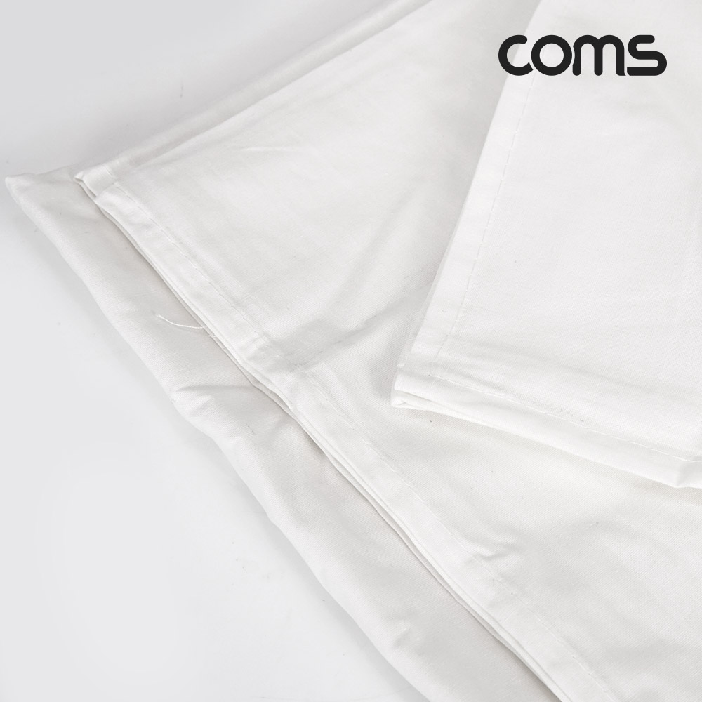 Coms 스튜디오 촬영 배경천 3mx3m 화이트 흰색 크로마키 배경지 대형