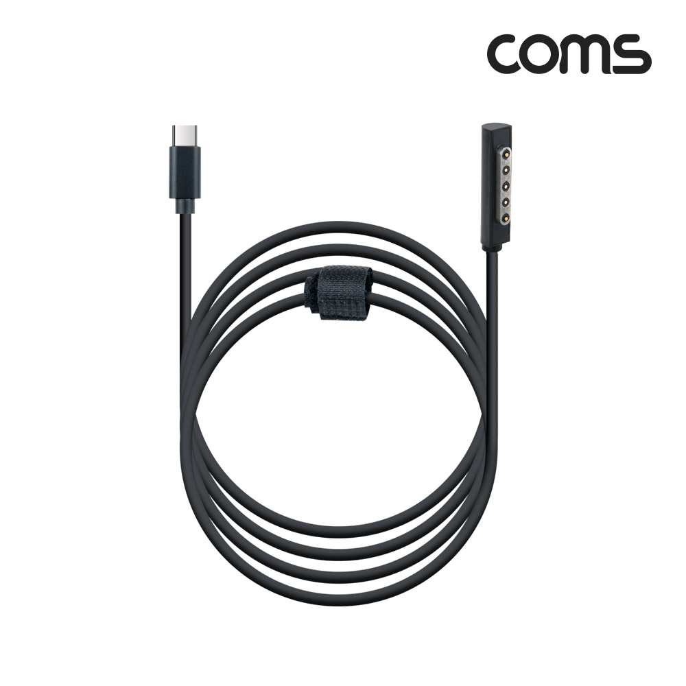Coms USB 3.1(Type C) 노트북 전원 변환 케이블(PD to MS Surface), 충전, 젠더, 1.5m, 서피스 프로, 구형
