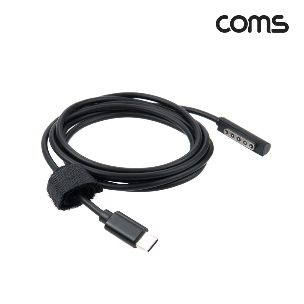 Coms USB 3.1(Type C) 노트북 전원 변환 케이블(PD to MS Surface), 충전, 젠더, 1.5m, 서피스 프로, 구형