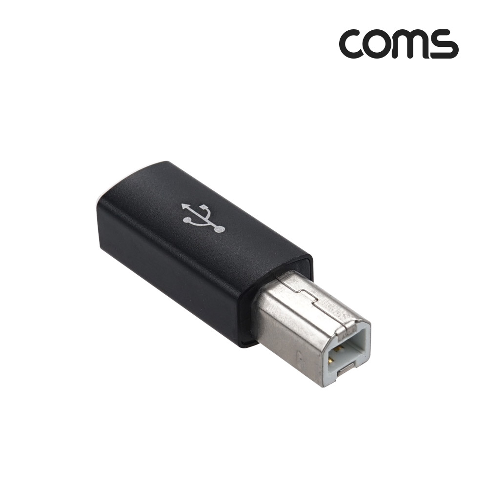 Coms USB 3.1 (Type C) 변환 젠더, C타입 (F) / USB-B (M)