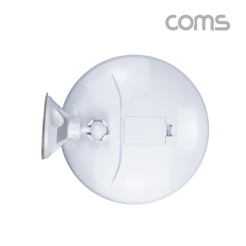 Coms LED 확대 거울, 화장, 조명, 램프, 뷰티, 플렉시블 자바라, 10배율 8형, 욕실, 거울 흡착패드 부착
