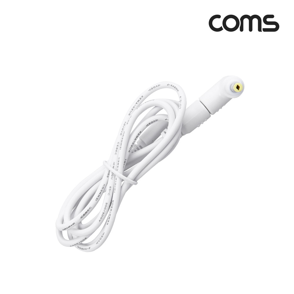 Coms USB 3.1(Type C) 노트북 전원 변환 케이블(PD to DC 팁 HP, Lenovo 전용), 충전, 젠더, 1.2m, White 19V