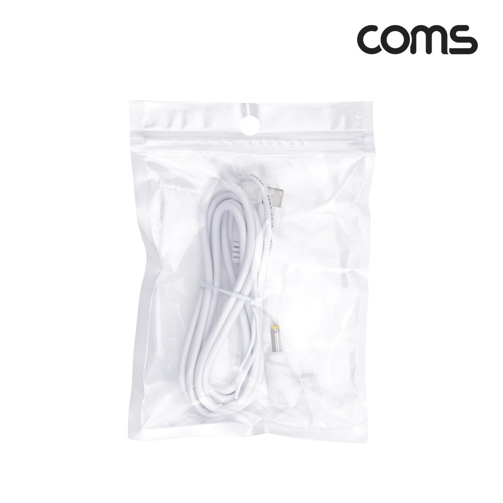 Coms USB 3.1(Type C) 노트북 전원 변환 케이블(PD to DC 팁 HP, Lenovo 전용), 충전, 젠더, 1.2m, White 19V
